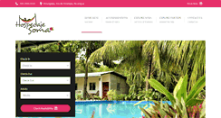 Desktop Screenshot of hospedajesoma.com